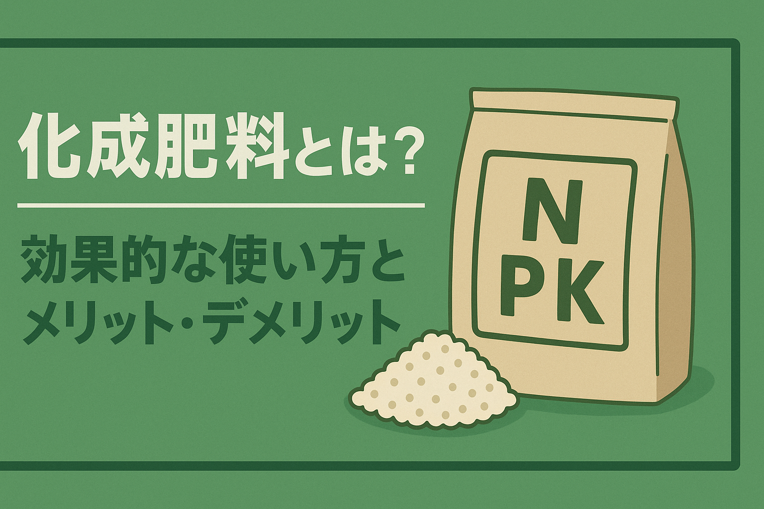 化成肥料とは